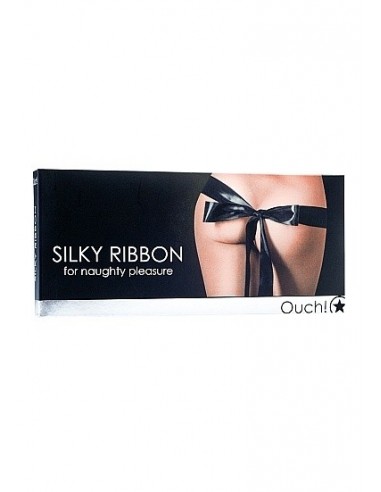 Wstążka do seksu Silky Ribbon - Black - Pozostałe - 2
