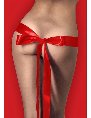 Wstążka do seksu Silky Ribbon - Red - Pozostałe - 1