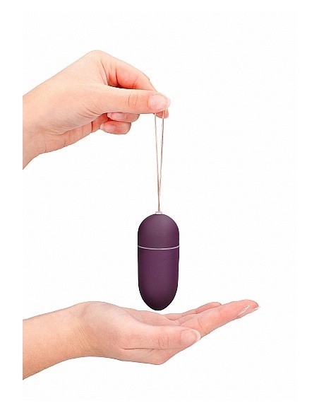 Bezprzewodowe jajeczko wibrujące 10 - Big - Purple - Wibratory Jajeczka - 9