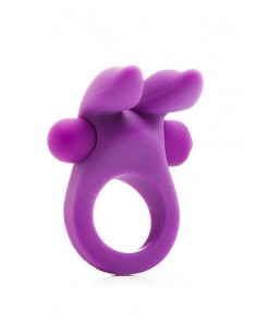 Pierścien erekcyjny wibrujący Rabbit Cockring - Fioletowy - Pierścienie erekcyjne wibrujące - 1