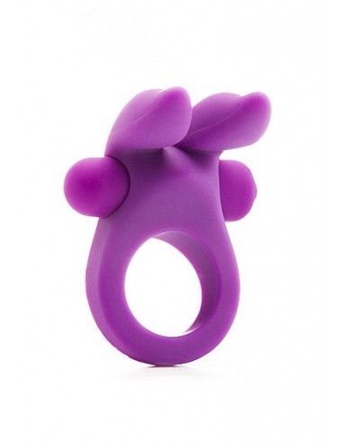 Pierścien erekcyjny wibrujący Rabbit Cockring - Fioletowy - Pierścienie erekcyjne wibrujące - 1