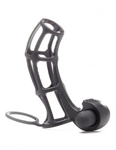 Klatka na penisa z wibracjami Stinger II - Black - Klatki na penisa - 1