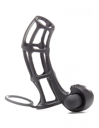Klatka na penisa z wibracjami Stinger II - Black - Klatki na penisa - 1