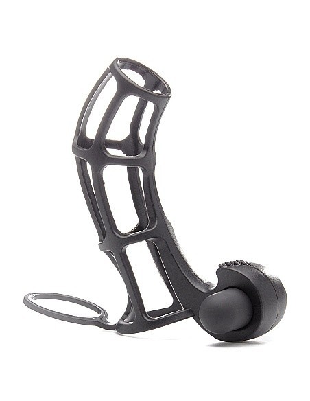 Klatka na penisa z wibracjami Stinger II - Black - Klatki na penisa - 1