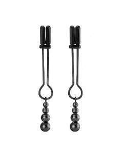Klipsy klamry na sutki Teasing Nipple Clamp - Black - Klamry i klipsy na sutki - 1