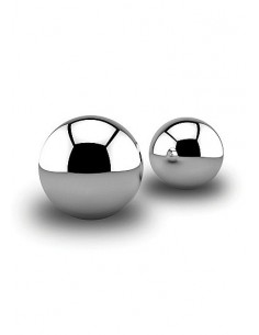 Metalowe Kulki Gejszy do Ćwiczeń Mięśni Kegla Ben-Wa Bardzo Duże! - Kulki Gejszy Podwójne i Pojedyncze - 1