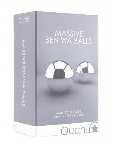 Metalowe Kulki Gejszy do Ćwiczeń Mięśni Kegla Ben-Wa Bardzo Duże! - Kulki Gejszy Podwójne i Pojedyncze - 2