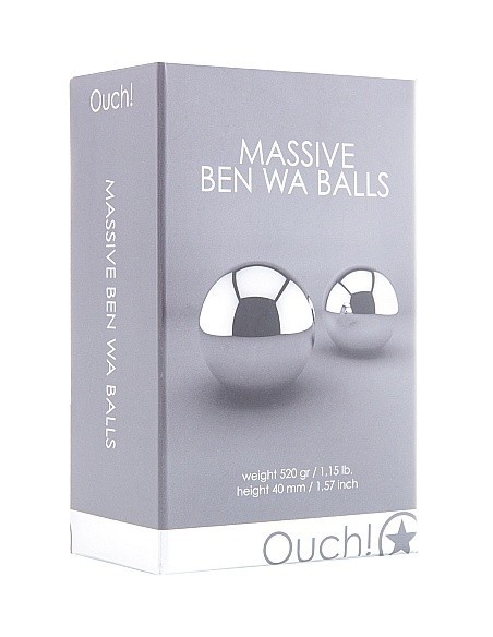 Metalowe Kulki Gejszy do Ćwiczeń Mięśni Kegla Ben-Wa Bardzo Duże! - Kulki Gejszy Podwójne i Pojedyncze - 2