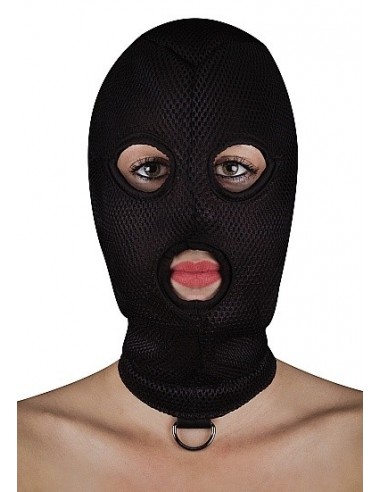 Maska BDSM Extreme Mesh Balaclave with D-Ring - Maski i kaptury - 1