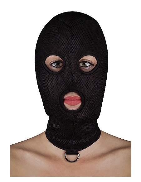 Maska BDSM Extreme Mesh Balaclave with D-Ring - Maski i kaptury - 1