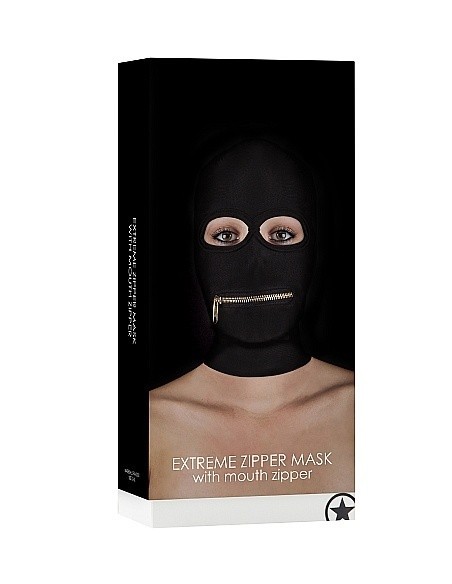 Maska BDSM Extreme Zipper Mask with Mouth Zipper - Maski i kaptury - 2