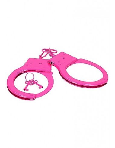 Kajdanki erotyczne Metal Handcuffs - Pink - Kajdanki erotyczne - 2
