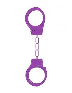 Kajdanki erotyczne Metal Handcuffs - Purple - Kajdanki erotyczne - 1