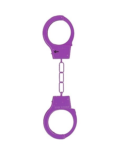 Kajdanki erotyczne Metal Handcuffs - Purple - Kajdanki erotyczne - 1