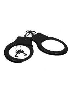 Kajdanki erotyczne Metal Handcuffs - Black - Kajdanki erotyczne - 1 2