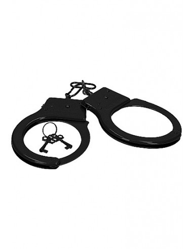 Kajdanki erotyczne Metal Handcuffs - Black - Kajdanki erotyczne - 2