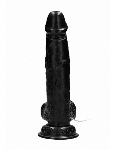 Realistyczny wibrator With Scrotum - Black 8'' - Wibratory Realistyczne - 5