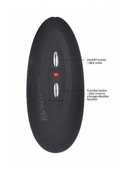 Realistyczny wibrator With Scrotum - Black 8'' - Wibratory Realistyczne - 9