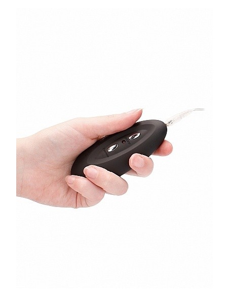 Realistyczny wibrator With Scrotum - Black 8'' - Wibratory Realistyczne - 11