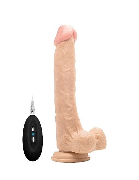 Realistyczny wibrator With Scrotum - Skin 10'' - Wibratory Realistyczne - 1