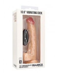 Realistyczny wibrator With Scrotum - Skin 10'' - Wibratory Realistyczne - 1 2