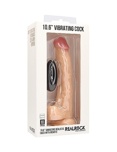 Realistyczny wibrator With Scrotum - Skin 10'' - Wibratory Realistyczne - 2