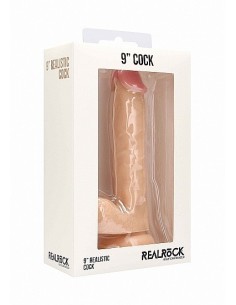 Realistyczne Dildo Realistic Cock - 9" - With Scrotum - Skin - Dilda realistyczne - 1 2