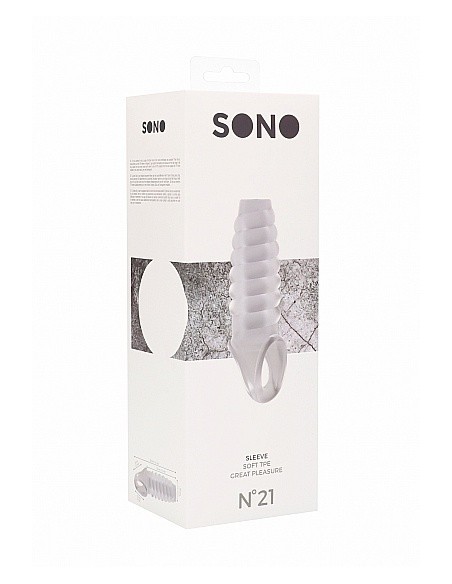 Nakładka Na Penisa No.21 - Dong Extension - Transparent - Przedłużki i nakładki na penisa - 2