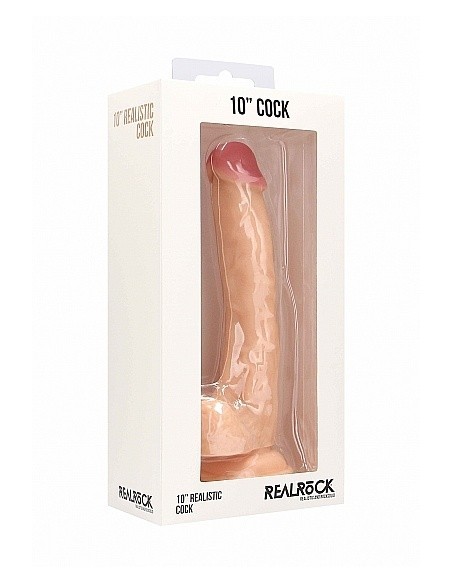 Realistyczne Dildo Realistic Cock - 10" - With Scrotum - Skin - Dilda realistyczne - 2