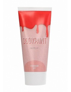 Jadalny krem Intymny Bodypaint - Strawberry 50 g - Lubrykanty do seksu oralnego - 1