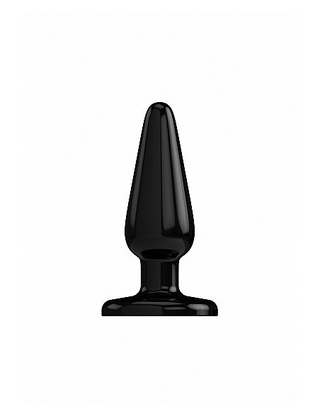 Korek analny zatyczka Butt Plug - Basic - 3 Inch - Black - Korki analne pozostałe - 1