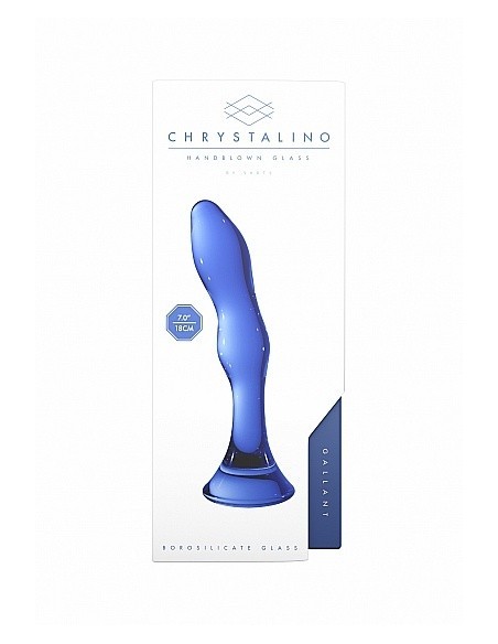 Dildo analne Gallant - Blue - Ogromne Korki Analne XXL - 4