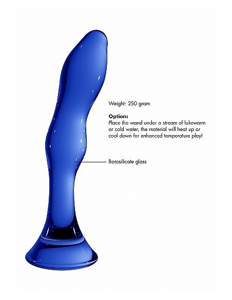 Dildo analne Gallant - Blue - Ogromne Korki Analne XXL - 10