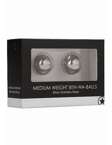 Metalowe Kulki Gejszy do Ćwiczeń Mięśni Kegla Ben-Wa Średnie - Kulki Gejszy Podwójne i Pojedyncze - 2