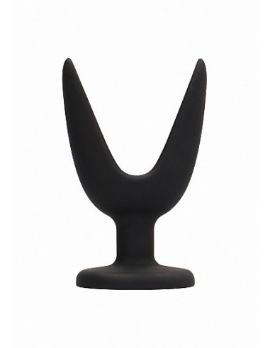 Korek analny zatyczka Butt Plug - Split 1 - 4 Inch - Black - Korki analne pozostałe - 1