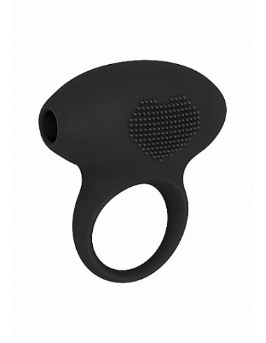 Pierścien erekcyjny wibrujący BARON Czarny - Pierścienie erekcyjne wibrujące - 1