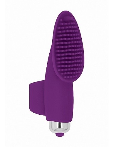 Wibrująca nakładka na palec MARIE Finger vibrator - Purple - Nakładki na palce - 1