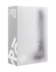 Realistyczny wibrator With Scrotum - Transparent 8'' - Wibratory Realistyczne - 1 2