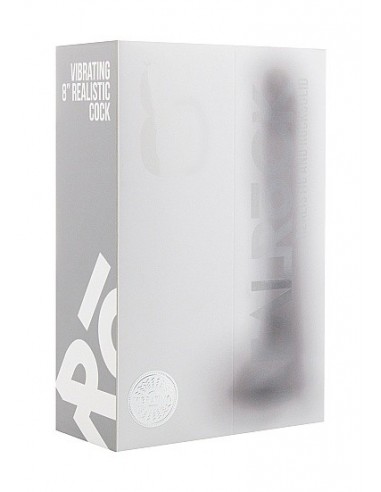 Realistyczny wibrator With Scrotum - Transparent 8'' - Wibratory Realistyczne - 2