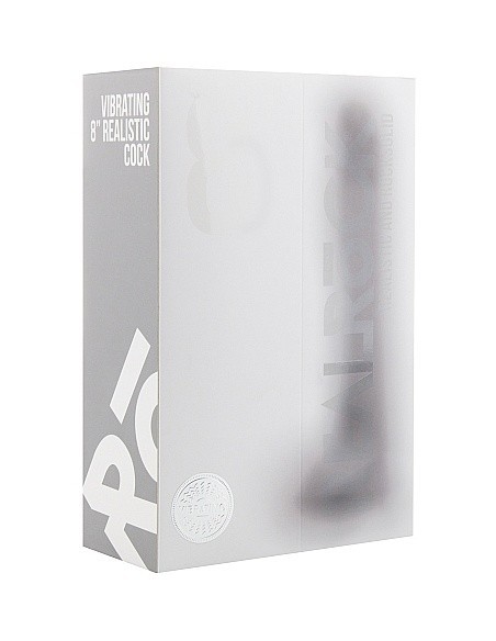 Realistyczny wibrator With Scrotum - Transparent 8'' - Wibratory Realistyczne - 2