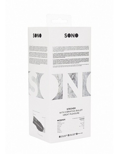 Nakładka Wibrująca No.22 Stroker Translucent - Przedłużki i nakładki na penisa - 3