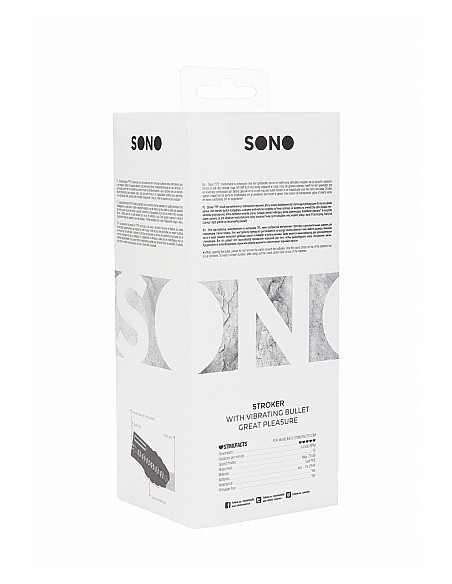 Nakładka Wibrująca No.22 Stroker Translucent - Przedłużki i nakładki na penisa - 3