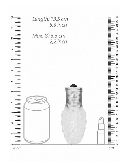 Nakładka Wibrująca No.22 Stroker Translucent - Przedłużki i nakładki na penisa - 4