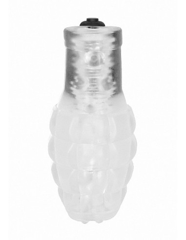 Nakładka Wibrująca No.22 Stroker Translucent - Przedłużki i nakładki na penisa - 5