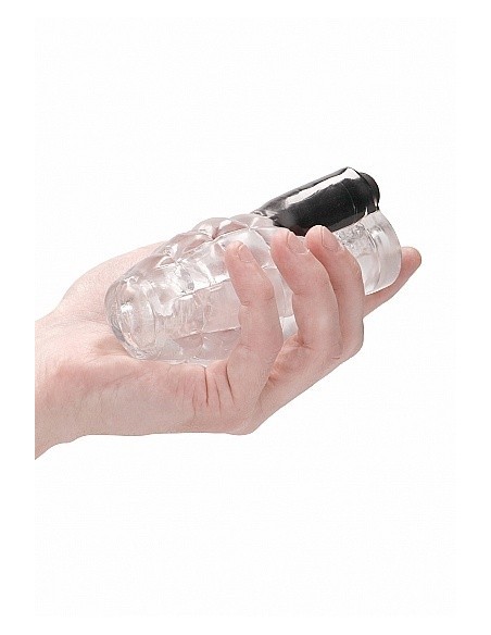 Nakładka Wibrująca No.22 Stroker Translucent - Przedłużki i nakładki na penisa - 10