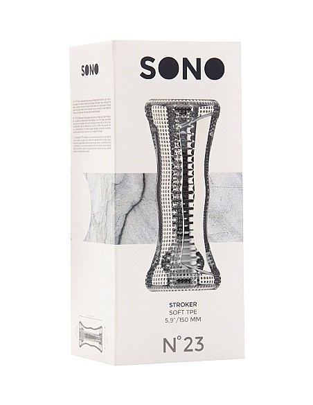 Masturbator No.23 - Stroker - Translucent - Masturbatory i Sztuczne pochwy - 3