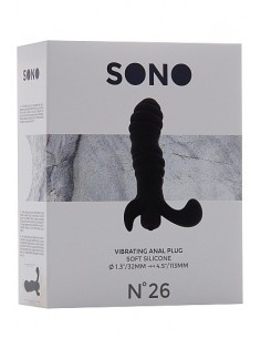Masażer prostaty No.26 - Vibrating Prostate Massager - Black - Masażery i stymulatory prostaty - 1 2