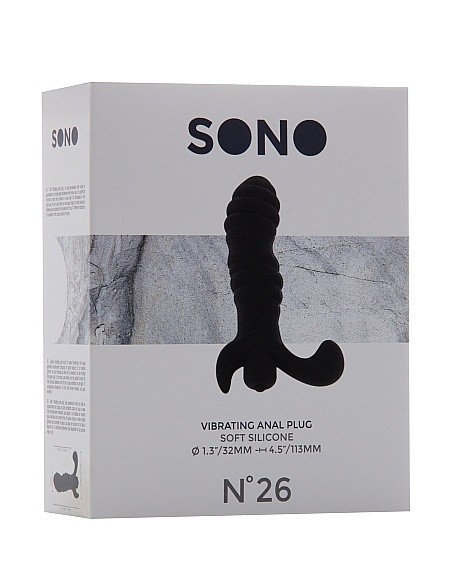 Masażer prostaty No.26 - Vibrating Prostate Massager - Black - Masażery i stymulatory prostaty - 2