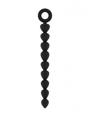 Kulki analne No.28 - Anal Chain - Black - Kulki analne, koraliki analne - 1