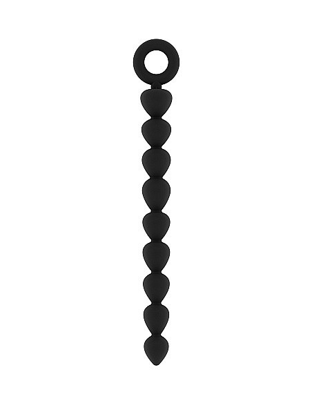 Kulki analne No.28 - Anal Chain - Black - Kulki analne, koraliki analne - 1